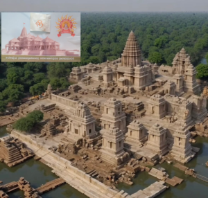 ಅಯೋಧ್ಯೆ ರಾಮ ಮಂದಿರ ಪ್ರತಿಕೃತಿ